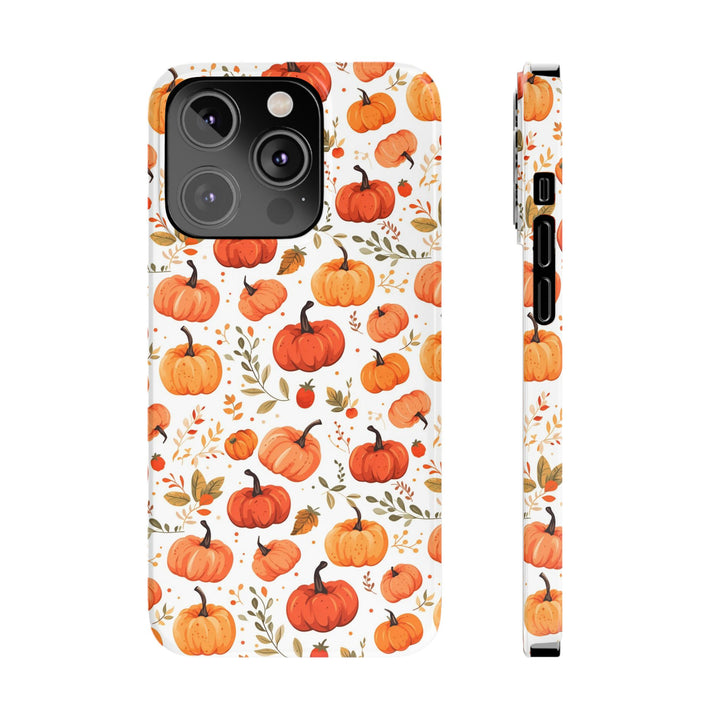 Slim Fall Autumn Pumpkins Gift for Her Cute Phone Cases for Iphone 16 | iPhone 15 Case | iPhone 15 Pro Max Case, Iphone 14, Iphone 14 Pro Max, Iphone 13, Slim - Studio40ParkLane