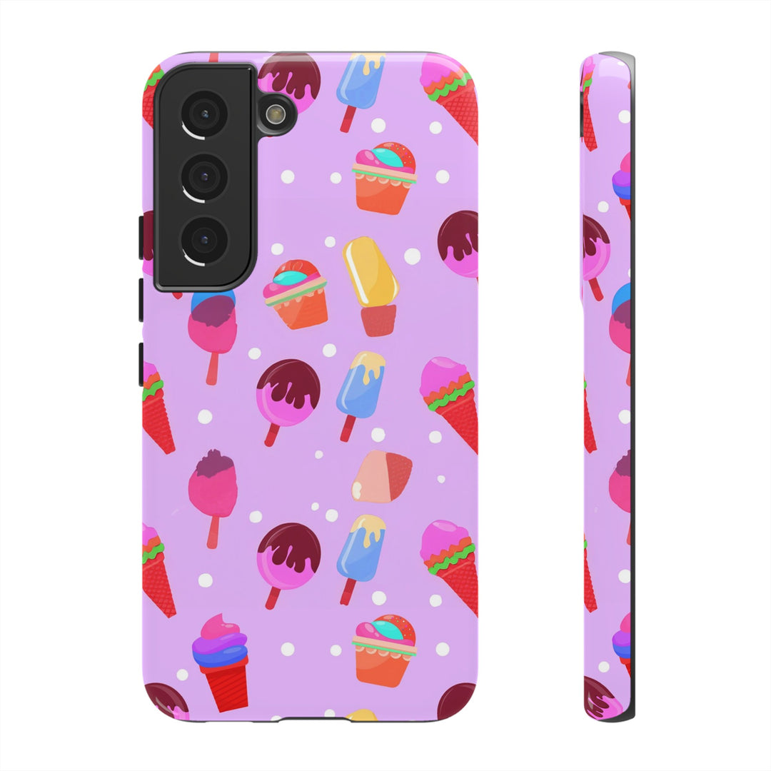 Cute Samsung Case | Cool Iphone Case | Summer Pink Ice - Cream, Samsung S24, S23, S22, S21, IPhone 15 Case | Iphone 14 Case, Iphone 13 Case - Studio40ParkLane