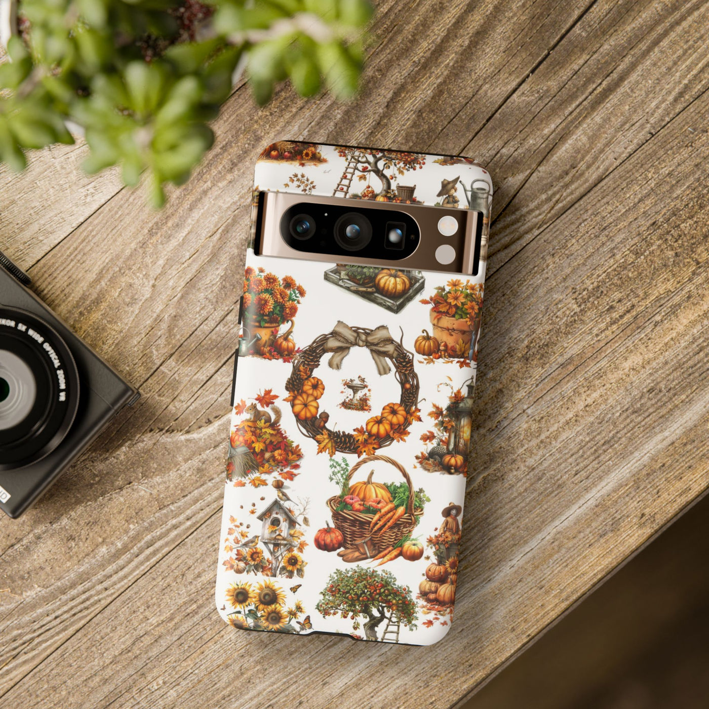 Impact Resistant, Fall Leaves Collage, Cute Phone Cases for Samsung S24, S23, S22, S21, IPhone 15 pro Iphone 14 pro Iphone 13 IPhone 12 Iphone 11