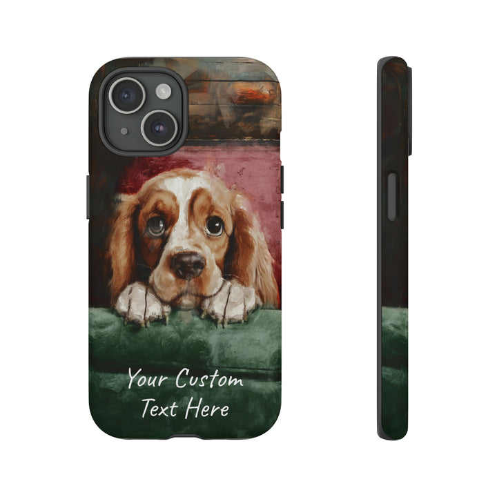 Personalize this Cute IPhone Case | Cocker Spaniel iPhone Case, iPhone 15 Case | iPhone 15 Case, Iphone 14 Case, Iphone 14 Pro Max Case - Studio40ParkLane