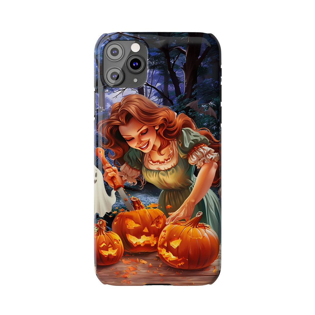 Slim Fall Autumn Pumpkin Fairy Gift for Her Cute Phone Cases for Iphone 16 | iPhone 15 Case | iPhone 15 Pro Max Case, Iphone 14, Iphone 14 Pro Max, Iphone 13, Slim - Studio40ParkLane