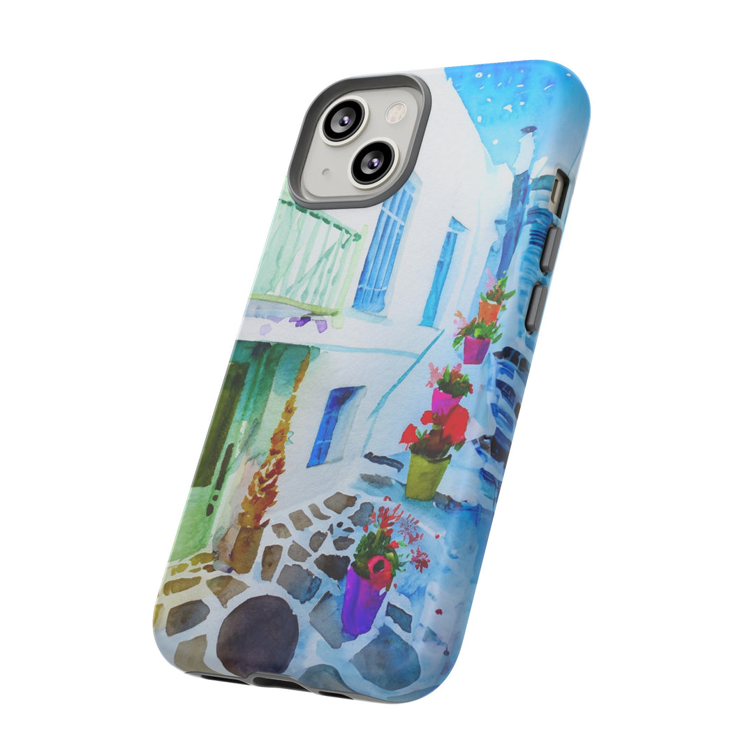 Impact Resistant, Greece House, Cute Phone Cases for Samsung S24, S23, S22, S21, IPhone 15 pro Iphone 14 pro Iphone 13 IPhone 12 Iphone 11 - Studio40ParkLane