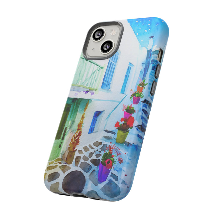 Impact Resistant, Greece House, Cute Phone Cases for Samsung S24, S23, S22, S21, IPhone 15 pro Iphone 14 pro Iphone 13 IPhone 12 Iphone 11 - Studio40ParkLane