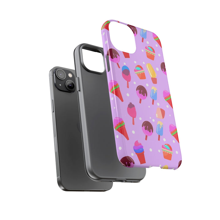 Cute Samsung Case | Cool Iphone Case | Summer Pink Ice - Cream, Samsung S24, S23, S22, S21, IPhone 15 Case | Iphone 14 Case, Iphone 13 Case - Studio40ParkLane