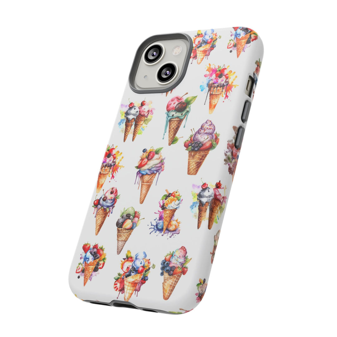Impact Resistant, Summer Icecream, Cute Phone Cases for Samsung S24, S23, S22, S21, IPhone 15 pro, Iphone 14 pro, Iphone 13 IPhone 12, Iphone 11 - Studio40ParkLane