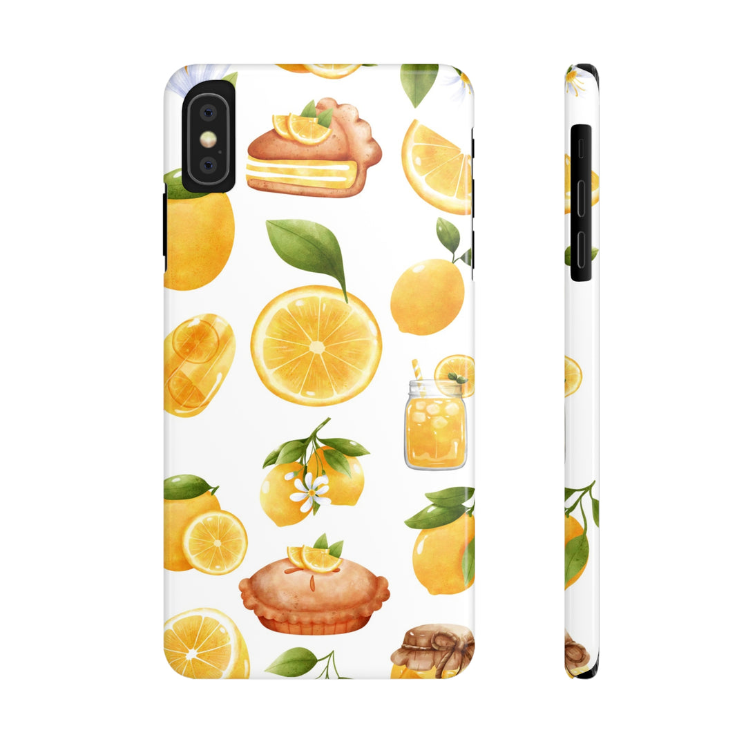 Slim Cute Phone Cases for Iphone - | iPhone 15 Case | iPhone 15 Pro Max Case, Iphone 14 Case, Iphone 14 Pro Max, Iphone 13, Summer Fruit Lemon - Studio40ParkLane