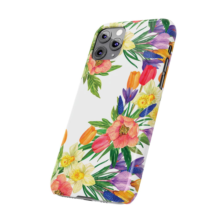 Slim Spring Flowers Gift for Her Cute Phone Cases for Iphone 16 Pro Max | iPhone 15 Case | iPhone 15 Pro Max Case, Iphone 14, 13, 12, 11, 10, 8, 7 - Studio40ParkLane