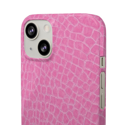 Snap Non Leather Pink Color Pattern Gift for Her Cute Phone Cases for Samsung Galaxy S24, S23, S22, S21, S20, Plus, Ultra, Iphone 16, 15, 14, Pro and Max - Studio40ParkLane