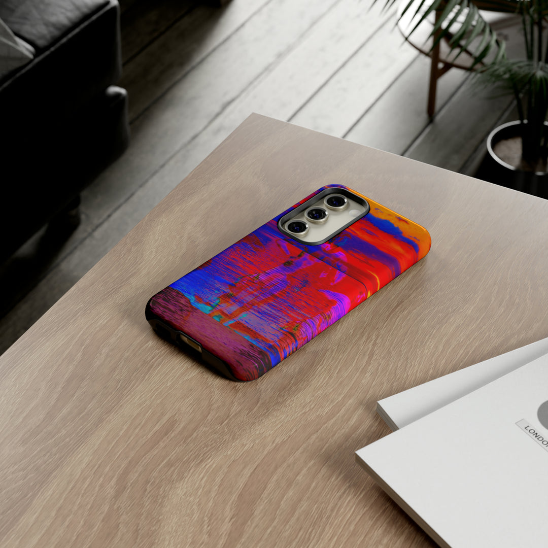 Cute Samsung Phone Case | Aesthetic Samsung Phone Case | Dance Sunset Colorful | Galaxy S23, S22, S21, S20 | Luxury Double Layer | Cool - Studio40ParkLane