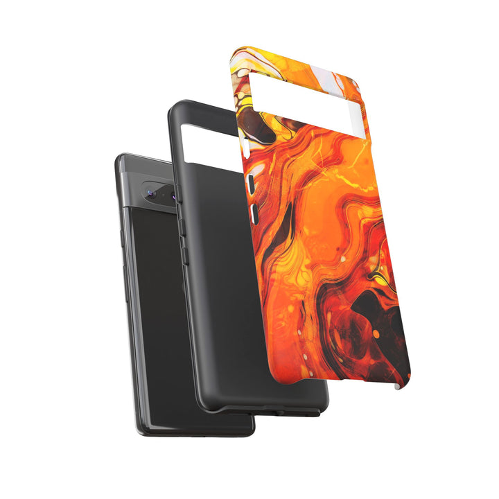 Impact Resistant, Fall Colors Marble, Cute Phone Cases for Samsung S24, S23, S22, S21, IPhone 15 pro Iphone 14 pro Iphone 13 IPhone 12 Iphone 11 - Studio40ParkLane