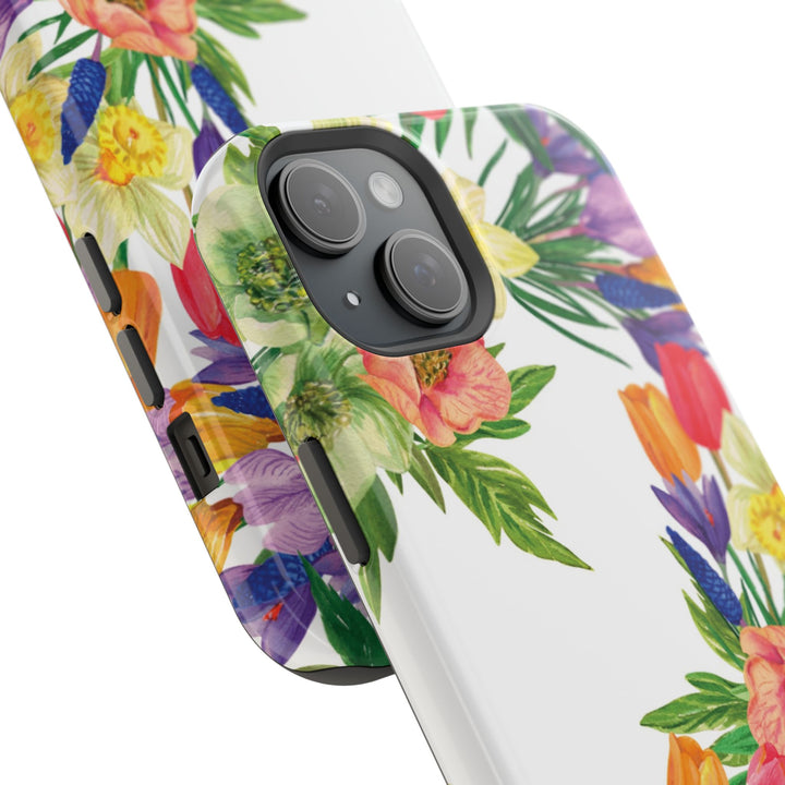 Spring Flowers Magsafe Cute Phone Case for Iphone Gift for Her, iPhone 16 Case iPhone 15 Pro Max Case, Iphone 14, Iphone 14 Pro Max, 13, 12 - Studio40ParkLane