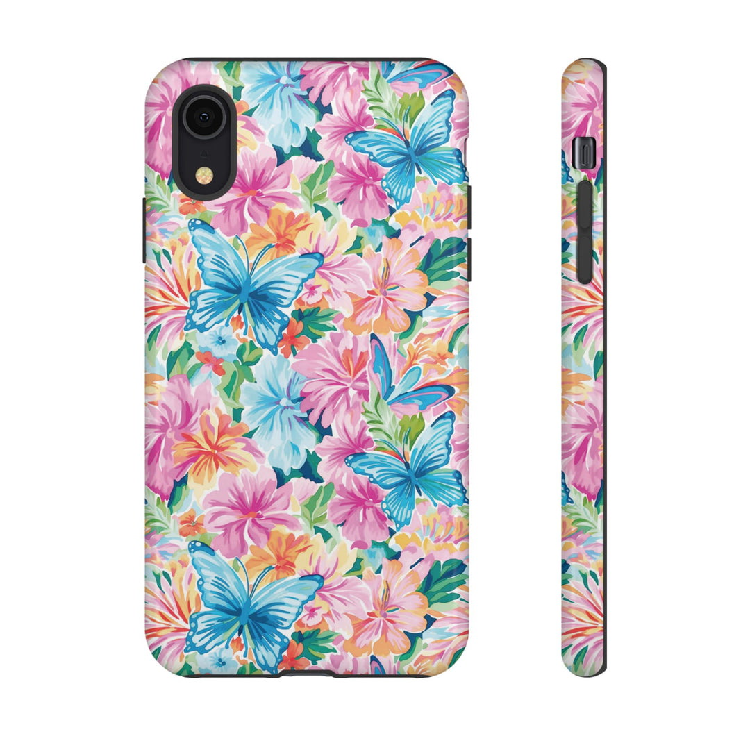 Premium Tough Butterflies Flowers Cute Phone Cases for Samsung S24, S23, S22, S21, S20, Plus and Ultra, Iphone 16 Pro Max,15, 14, 13, 12, 11, 10 - Studio40ParkLane