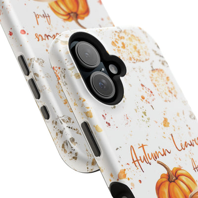 Fall Leaves Pumpkins Tough Magsafe Cute Phone Cases for Iphone | iPhone 15 Case | iPhone 15 Pro Max Case, Iphone 14, Iphone 14 13 12 11 10 9 8 7 - Studio40ParkLane