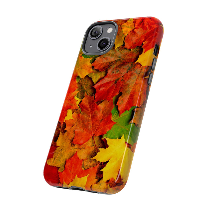 Fall Leaves Impact Resistant, Cute Phone Cases for Samsung S24, S23, S22, S21, IPhone 15 pro Iphone 14 pro Iphone 13 IPhone 12 Iphone 11 - Studio40ParkLane