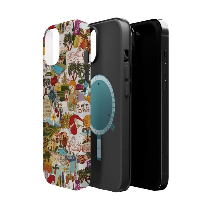 Italy Tuscany Coquette Collage Tough Magsafe Cute Phone Cases for Iphone | iPhone 17 Pro Max Case, Iphone 16, Iphone 15 14 13 12 11 10 9 - Studio40ParkLane