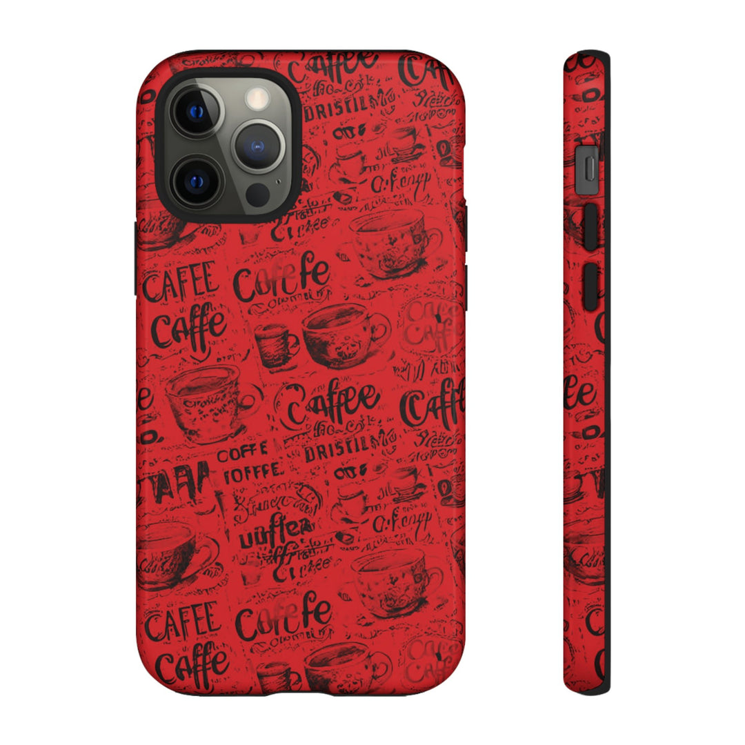 Cute IPhone Case | Red Black Coffee, iPhone 15 Case | iPhone 15 Pro Case, Iphone 14 Case, Iphone 14 Pro Max Case, Protective Iphone Case - Studio40ParkLane
