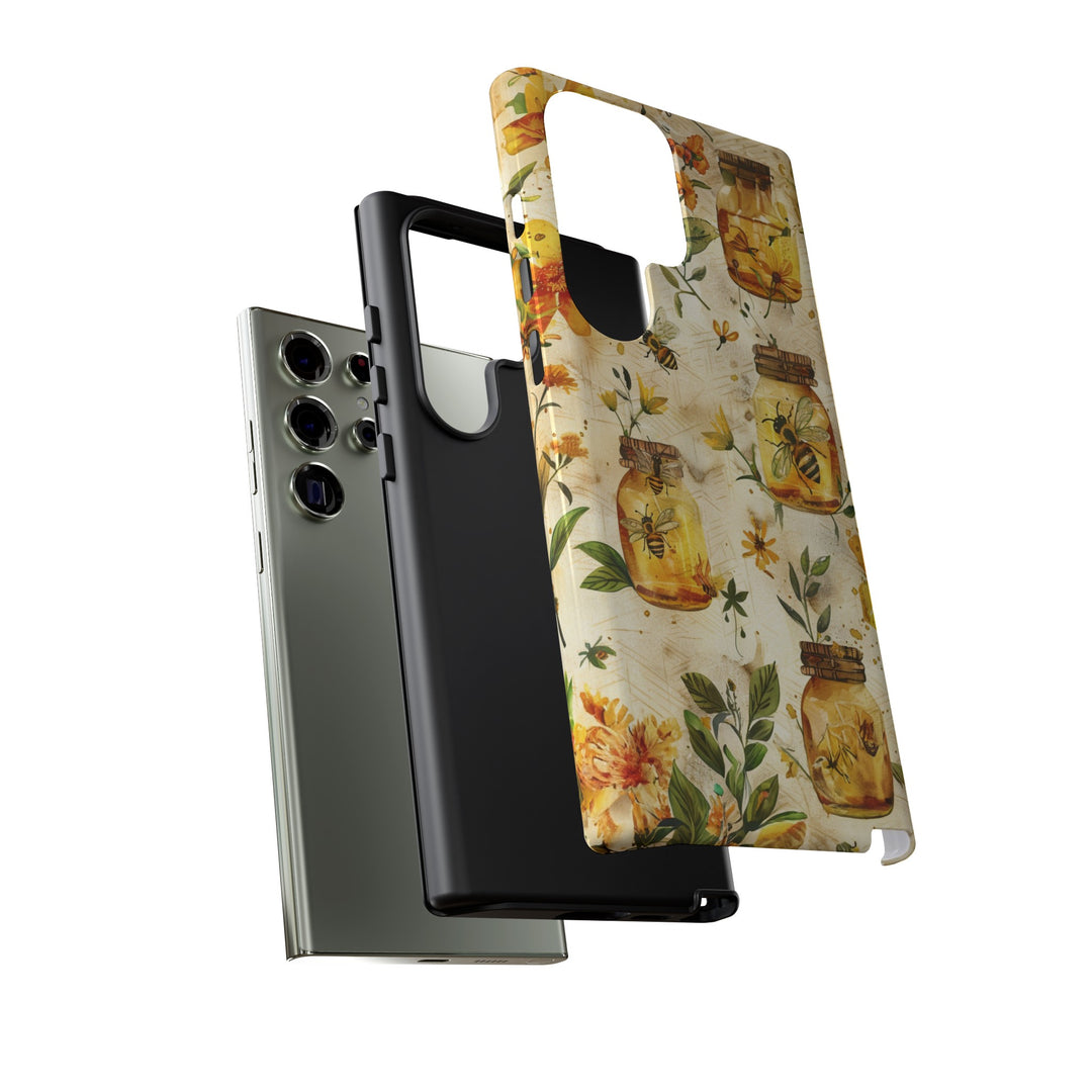 Impact Resistant, Honey Bees, Cute Phone Cases for Samsung S24, S23, S22, S21, IPhone 15 pro Iphone 14 pro Iphone 13 IPhone 12 Iphone 11 - Studio40ParkLane