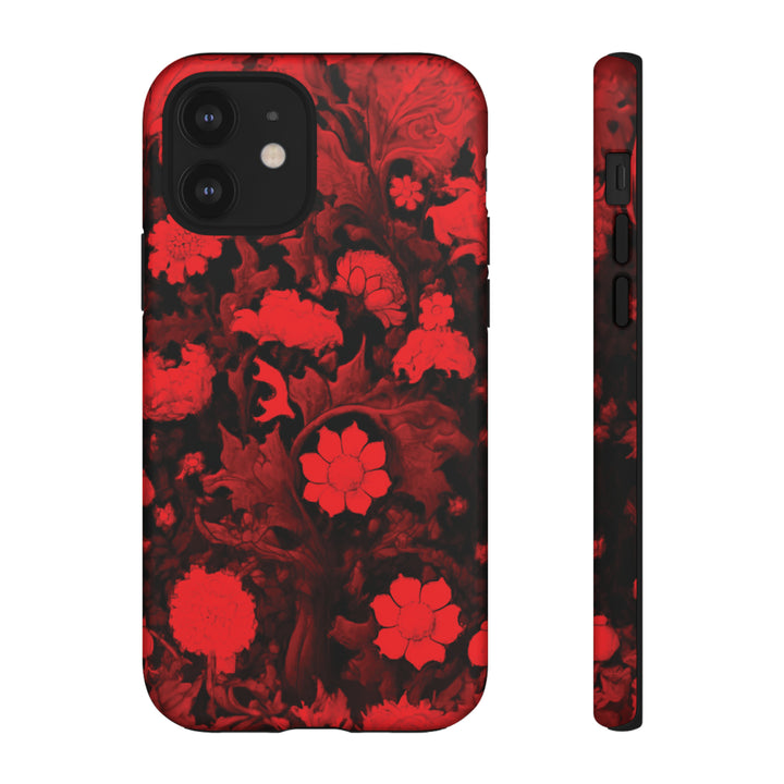 Cool Phone Case | Red Flowers, For iPhone 15 Case | iPhone 15 Pro Case, Iphone 14 Case, Iphone 14 Pro Max Case, Protective Iphone Case - Studio40ParkLane