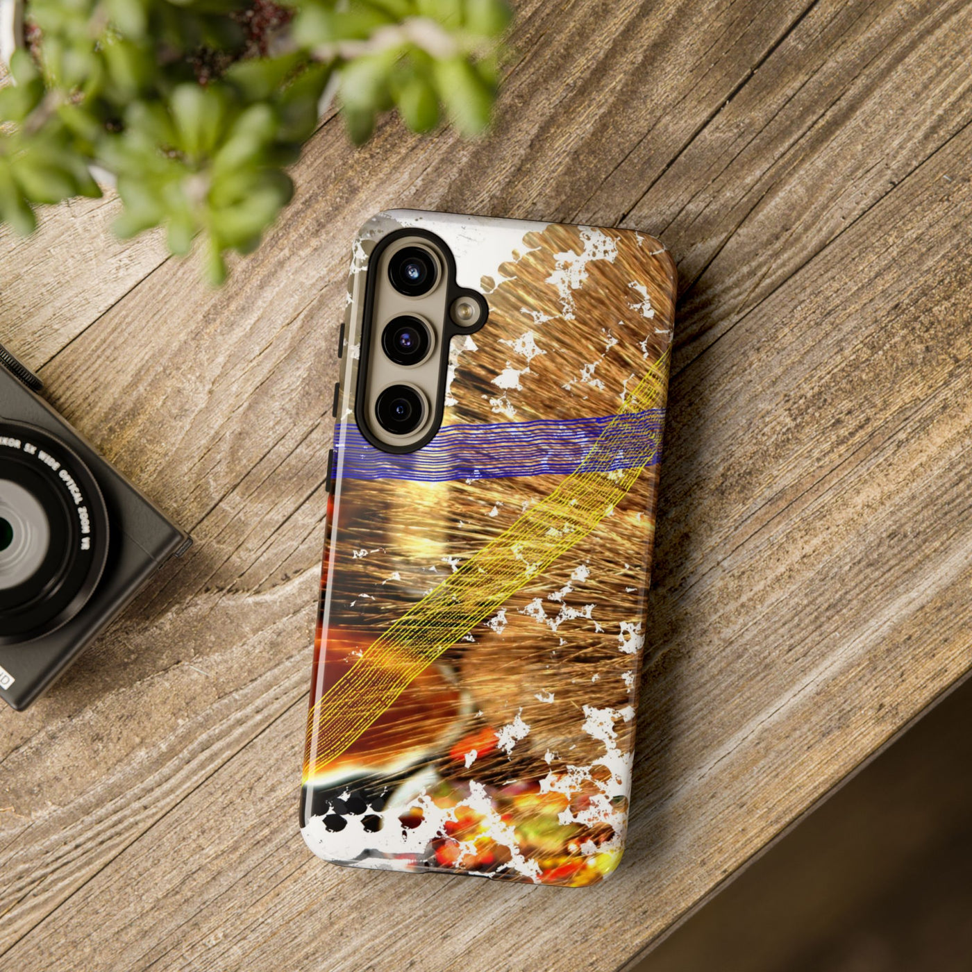 Impact Resistant, Pecan Pie Abstract, Cute Phone Cases for Samsung S24, S23, S22, S21, IPhone 15 pro Iphone 14 pro Iphone 13 IPhone 12 Iphone 11