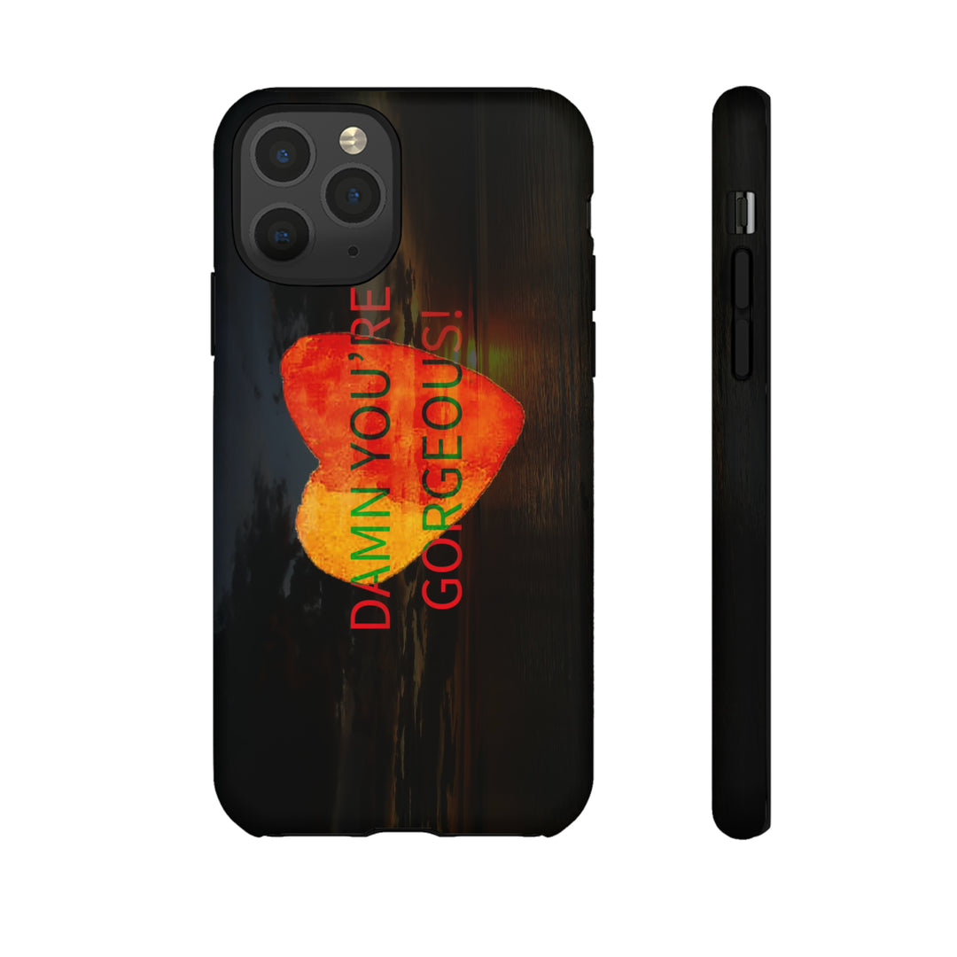 Cute IPhone Case | iPhone 15 Case | iPhone 15 Pro Max Case, Iphone 14 Case, Iphone 14 Pro Max Case IPhone Case for Art Lovers, Heart Sunset - Studio40ParkLane