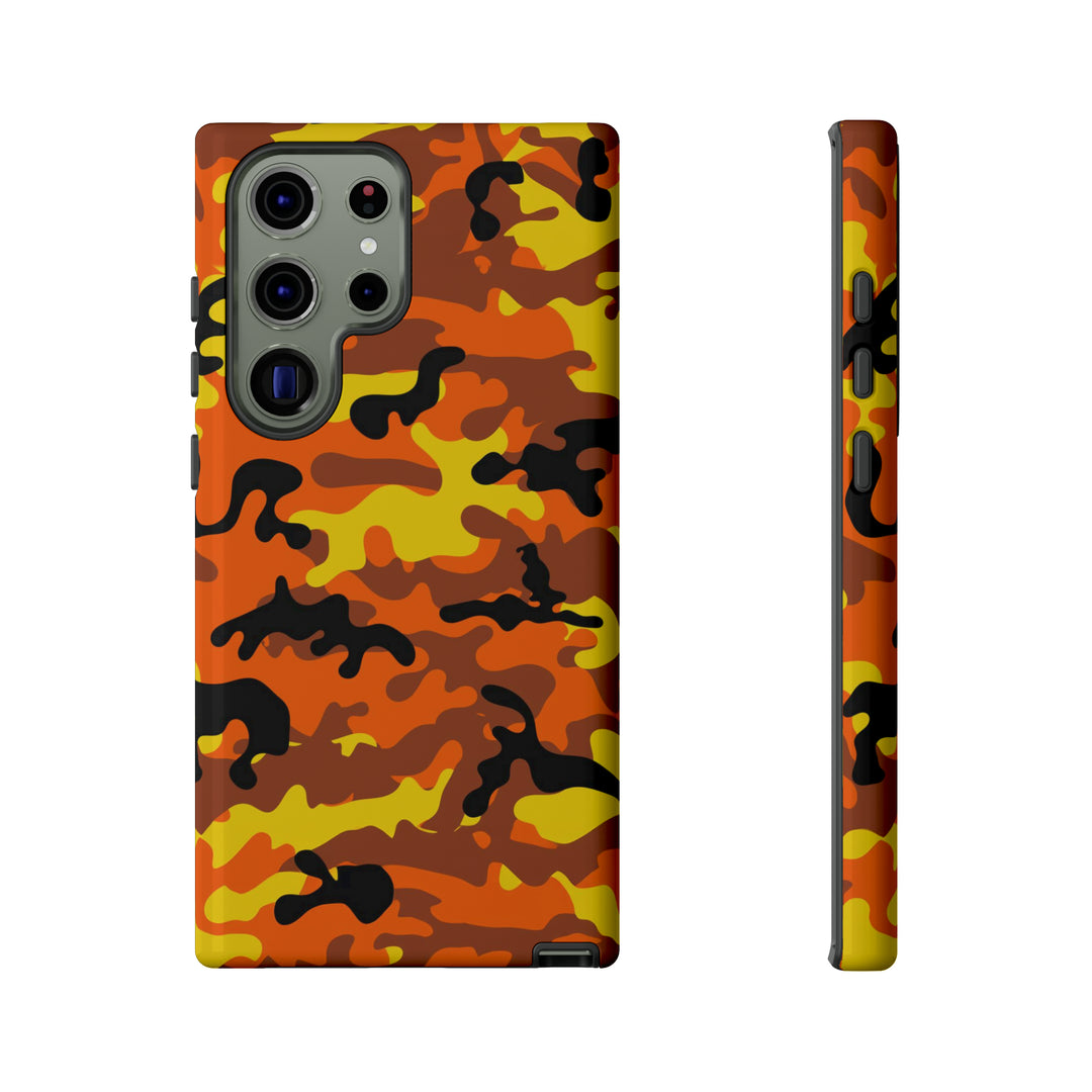 Cool Phone Case | Aesthetic Phone Case | Fall Camo | For Samsung Galaxy S23, S22, S21, S20 | Luxury Double Layer | Cute - Studio40ParkLane