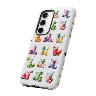 Cute Samsung Case | Cool Iphone Case | Tropical Summer Fruit Cocktail, Samsung S24, S23, S22, S21, IPhone 15 Case | Iphone 14 Case, Iphone 13 Case