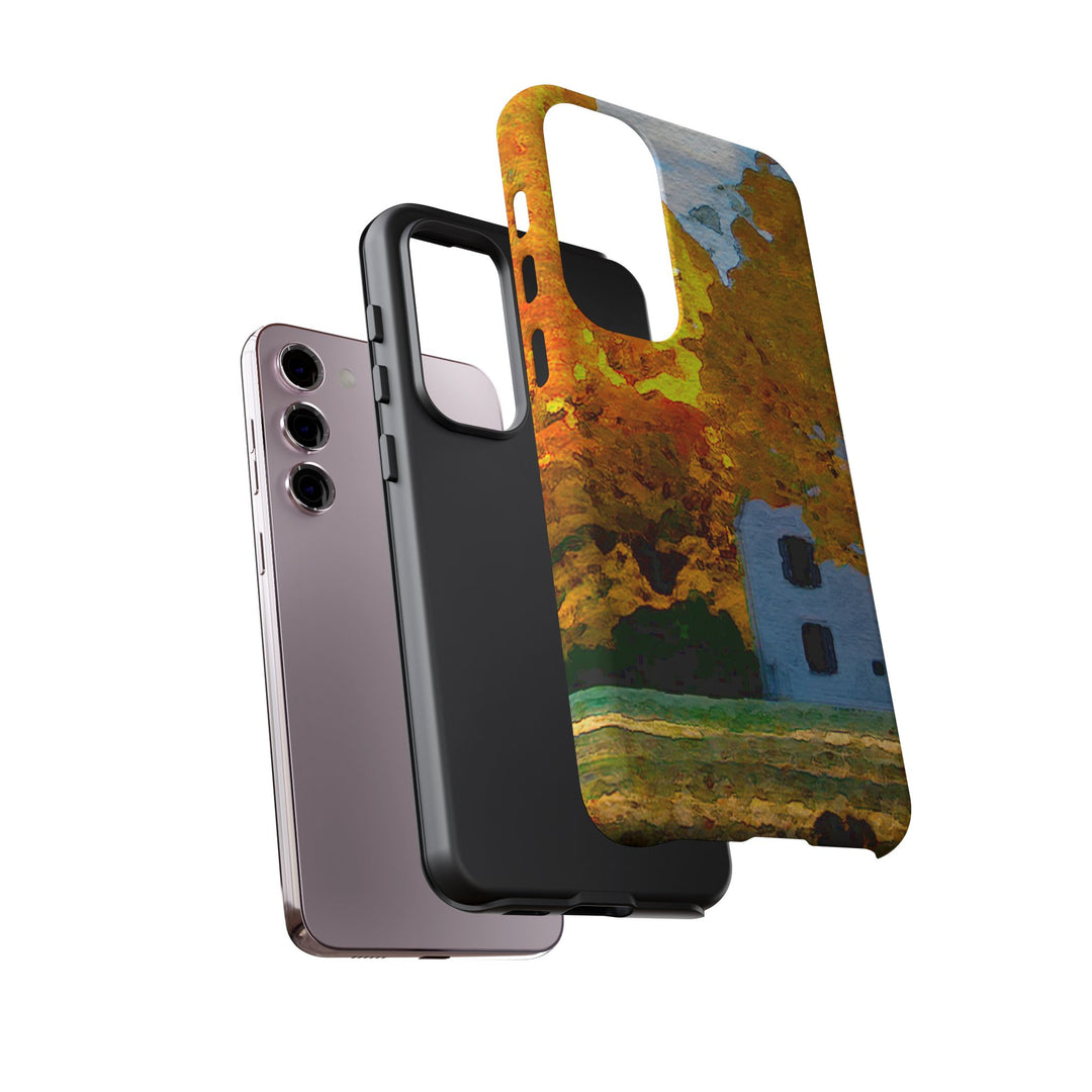 Impact Resistant, Fall Leaves Watercolor, Cute Phone Cases for Samsung S24, S23, S22, S21, IPhone 15 pro Iphone 14 pro Iphone 13 IPhone 12 Iphone 11 - Studio40ParkLane