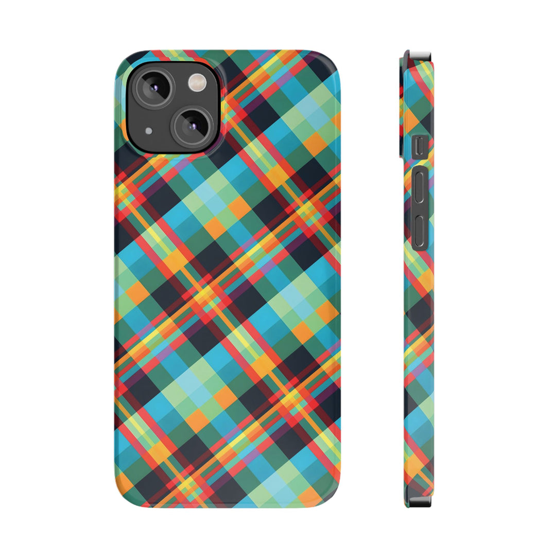Slim Checkered Plaid Gift for Her Cute Phone Cases for Iphone 16 Pro Max | iPhone 15 Case | iPhone 15 Pro Max Case, Iphone 14, 13, 12, 11, 10, 8, 7 - Studio40ParkLane