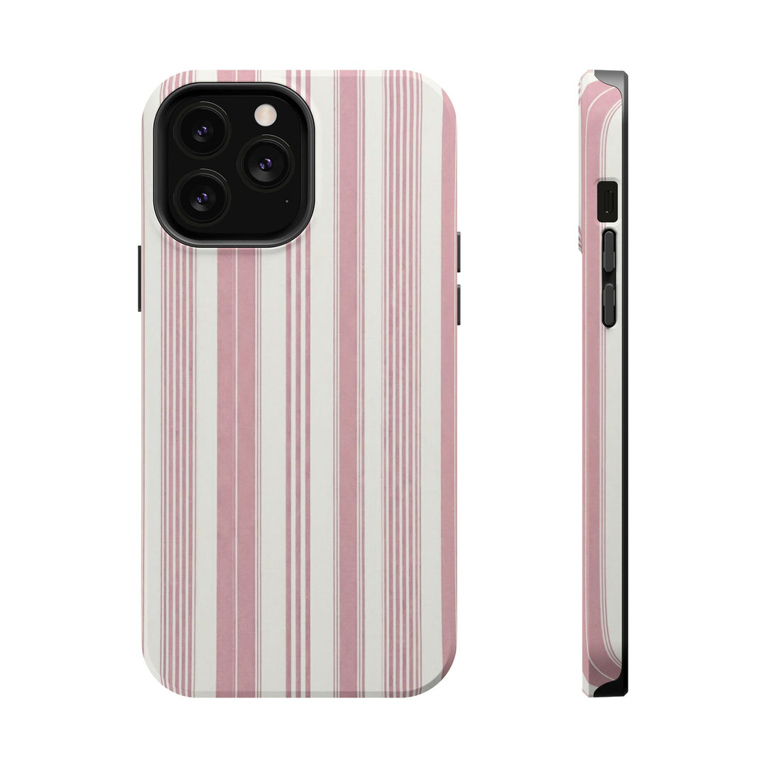 MagSafe Cute Phone Case, Coastal Striped Phone Case for iPhone 17 16 15 14 13 12 Pro Max, Samsung S26 S25 S24 Ultra case - Studio40ParkLane