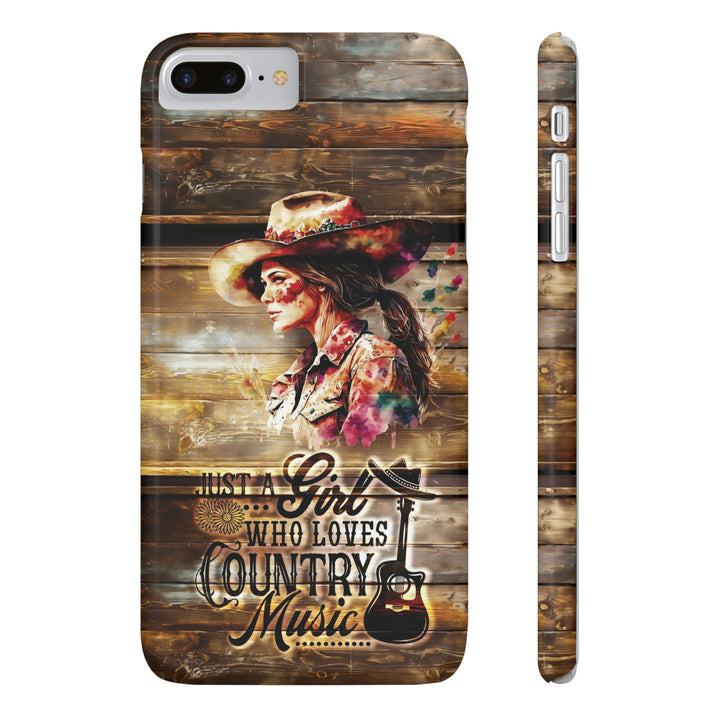 Slim Cute Phone Cases for Iphone - | iPhone 15 Case | iPhone 15 Pro Max Case, Iphone 14 Case, Iphone 14 Pro Max, Iphone 13, Country Music Girl - Studio40ParkLane
