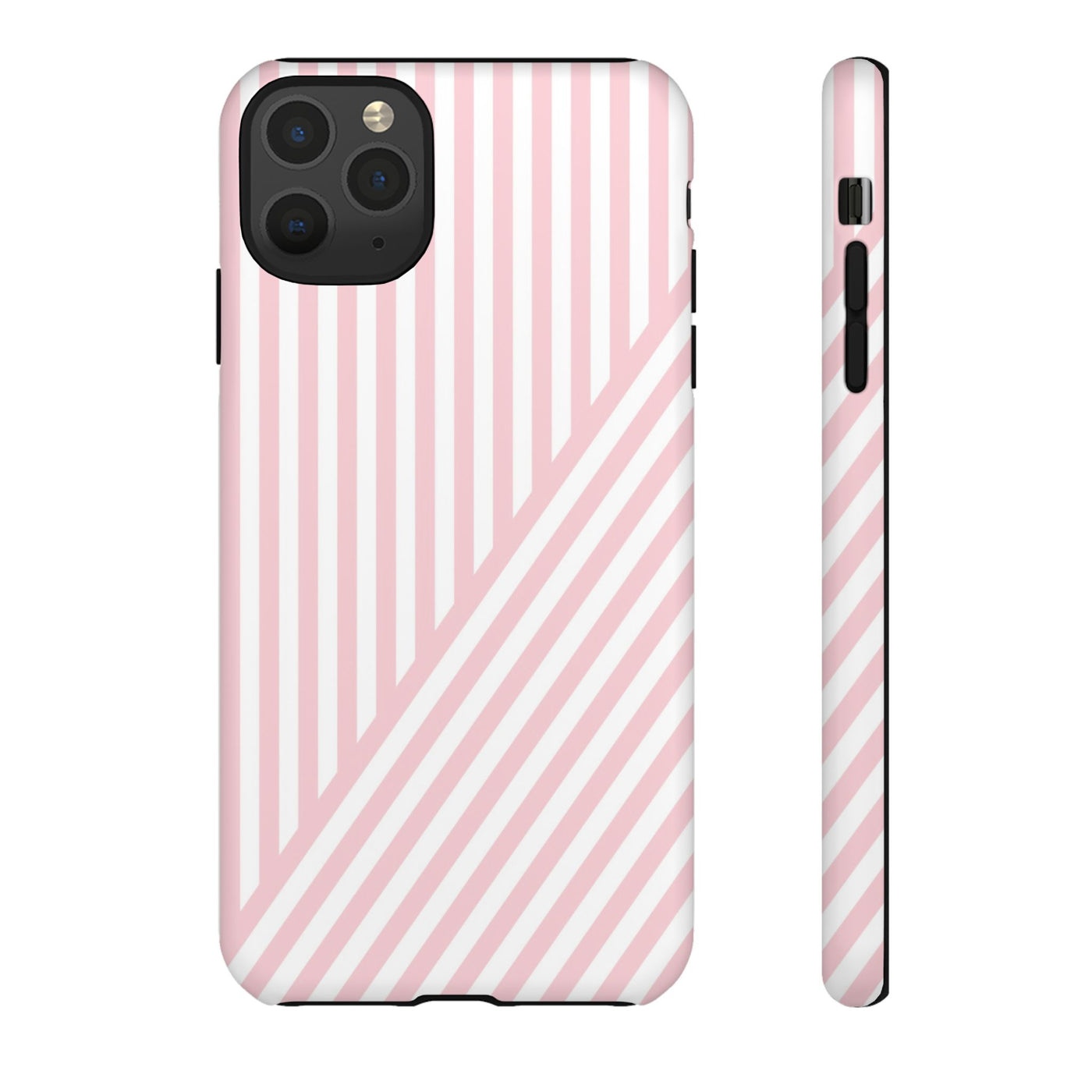 Custom Personalized Tough Phone Case - Aesthetic Stripes - For iPhone 17 Pro Max iPhone 16 Pro iPhone 15 Iphone 14 Iphone 13 Plus 13 12 11 - Studio40ParkLane