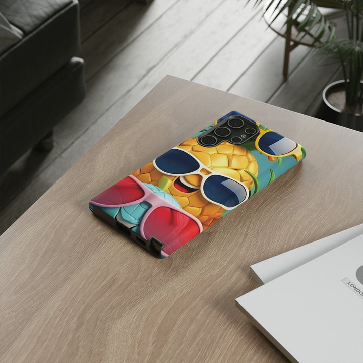Cute Samsung Phone Case | Aesthetic Samsung Phone Case | Galaxy S23, S22, S21, S20 | Summer Pineapple Fruit, Protective Phone Case - Studio40ParkLane