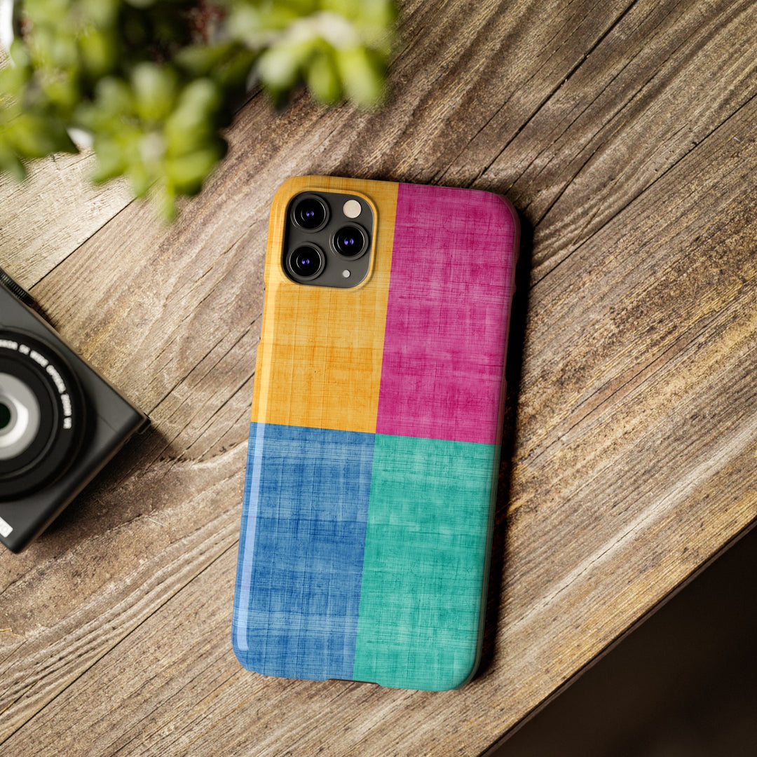 Slim Cute Phone Cases for Iphone | iPhone 15 Case | iPhone 15 Pro Max Case, Iphone 14, Iphone 14 Pro Max, Iphone 13, Abstract Color Blocks - Studio40ParkLane