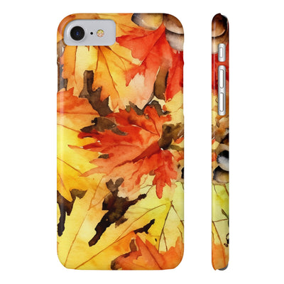 Slim Fall Leaves Slim Cute Phone Cases for Iphone  | iPhone 15 Case | iPhone 15 Pro Max Case, Iphone 14, Iphone 14 Pro Max, Iphone 13