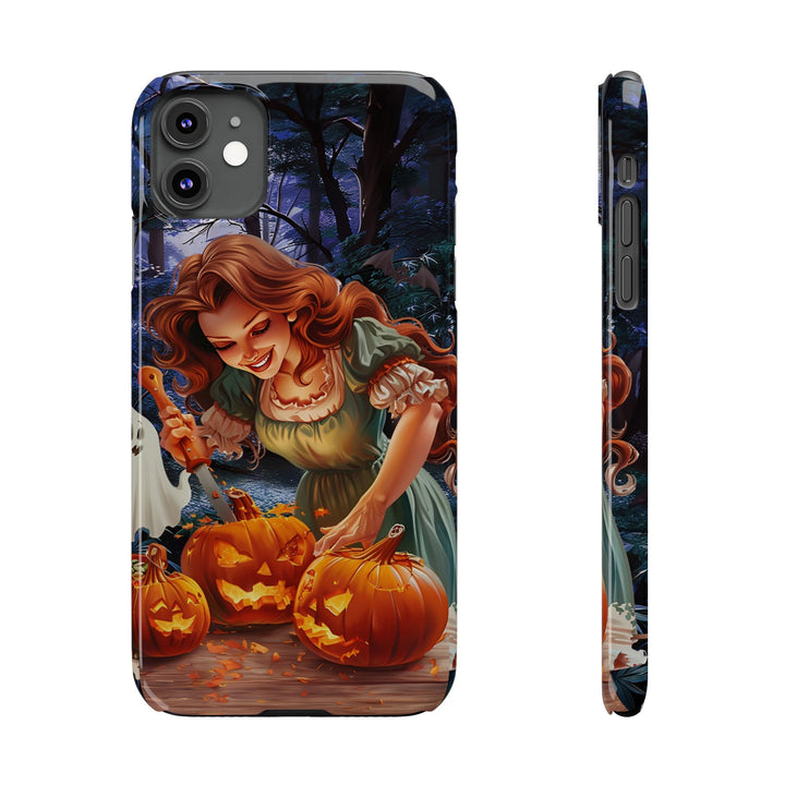 Slim Fall Autumn Pumpkin Fairy Gift for Her Cute Phone Cases for Iphone 16 | iPhone 15 Case | iPhone 15 Pro Max Case, Iphone 14, Iphone 14 Pro Max, Iphone 13, Slim - Studio40ParkLane