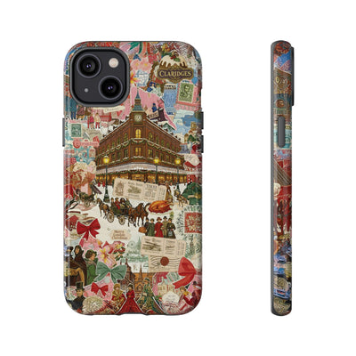 Aesthetic Tough London Coquette Collage Premium Phone Case - For iPhone 17 Pro Max iPhone 16 Pro iPhone 15 Iphone 14 Plus 13 Pro 12 11 10 XR - Studio40ParkLane