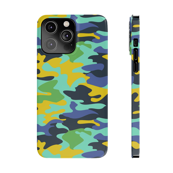 Slim Cute Phone Cases for Iphone - | iPhone 15 Case | iPhone 15 Pro Max Case, Iphone 14 Case, Iphone 14 Pro Max, Iphone 13, Late Spring Camouflage - Studio40ParkLane
