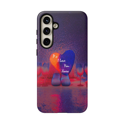 Cute Samsung Case | Cool Iphone Case | PS I love You - Heart, Samsung S24, S23, S22, S21, IPhone 15 Case | Iphone 14 Case, Iphone 13 Case