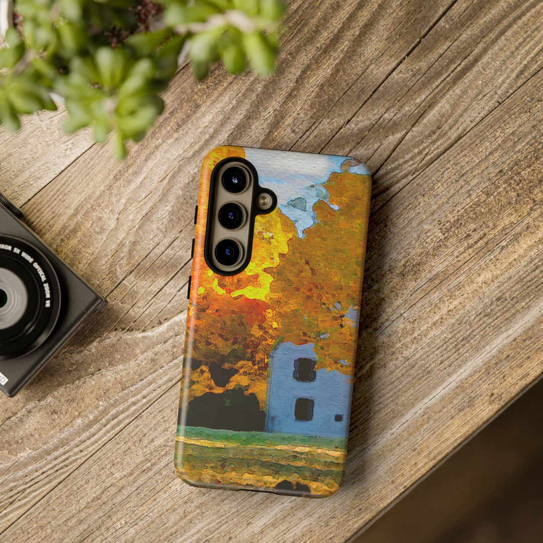Impact Resistant, Fall Leaves Watercolor, Cute Phone Cases for Samsung S24, S23, S22, S21, IPhone 15 pro Iphone 14 pro Iphone 13 IPhone 12 Iphone 11 - Studio40ParkLane