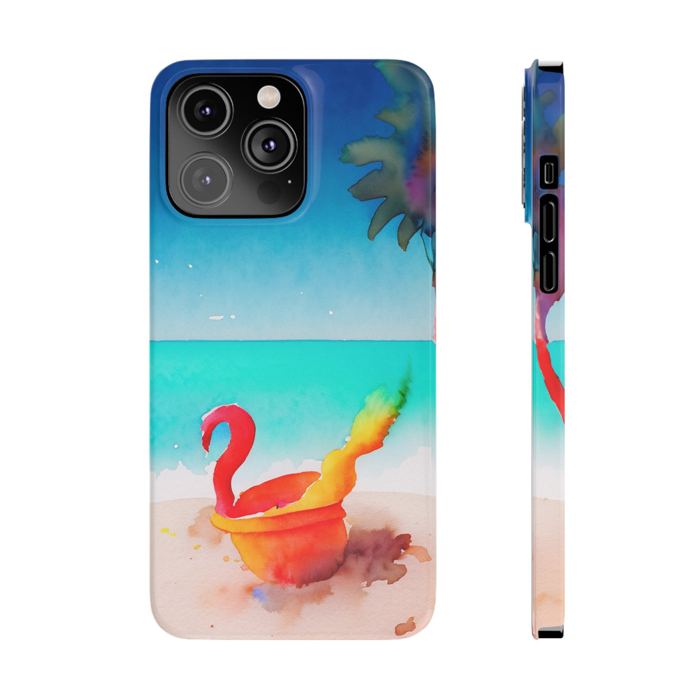 Slim Cute Phone Cases for Iphone - | iPhone 15 Case | iPhone 15 Pro Max Case, Iphone 14 Case, Iphone 14 Pro Max, Iphone 13, Summer Beach Bucket