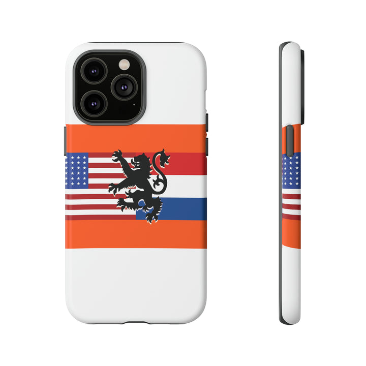 Cute IPhone Case | iPhone 15 Case | iPhone 15 Pro Max Case, Iphone 14 Case, Iphone 14 Pro Max Case IPhone Case for Art Lovers, Dutch US Flag - Studio40ParkLane