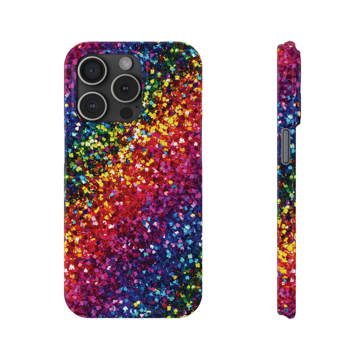 Slim Non - Glitter Muted Color Faux Play on Glitter Effect Gift for Her Cute Phone Cases for Iphone 16 Pro Max | iPhone 15 Case | iPhone 15 Pro Max Case, Iphone 14, Iphone 14 Pro Max, Iphone 13 12 11 8 7 - Studio40ParkLane