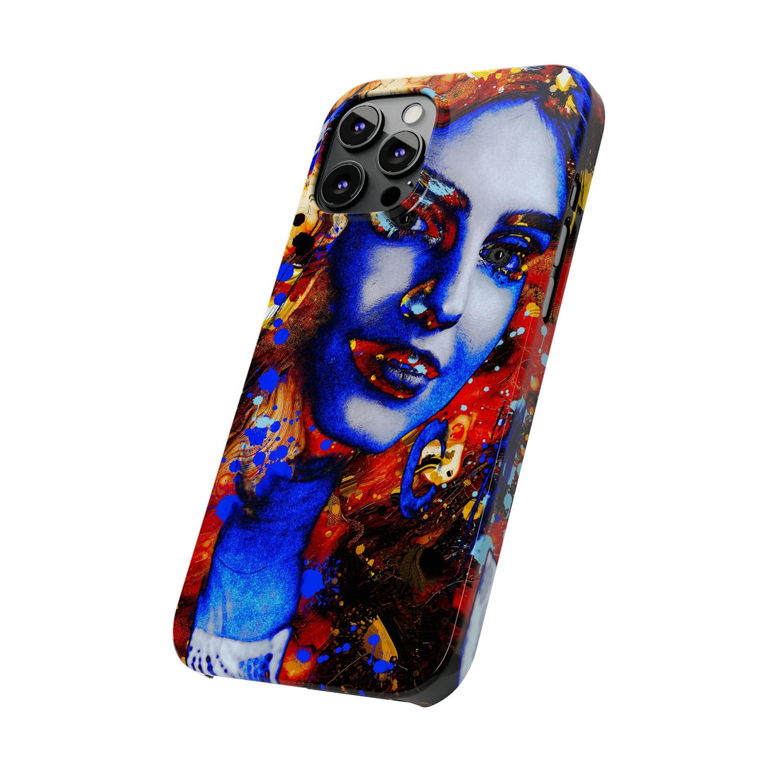 Slim Cute Phone Cases for Iphone - | iPhone 15 Case | iPhone 15 Pro Max Case, Iphone 14 Case, Iphone 14 Pro Max, Iphone 13, Marble Splash Face - Studio40ParkLane
