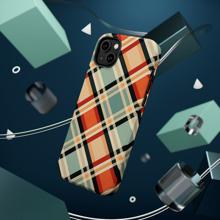 Checkered Plaid Magsafe Gift for Her Cute Phone Case for Iphone, | iPhone 16 | iPhone 15 Pro Max, Iphone 14 Pro Max, 13 12 11 10 9 8 7 - Studio40ParkLane