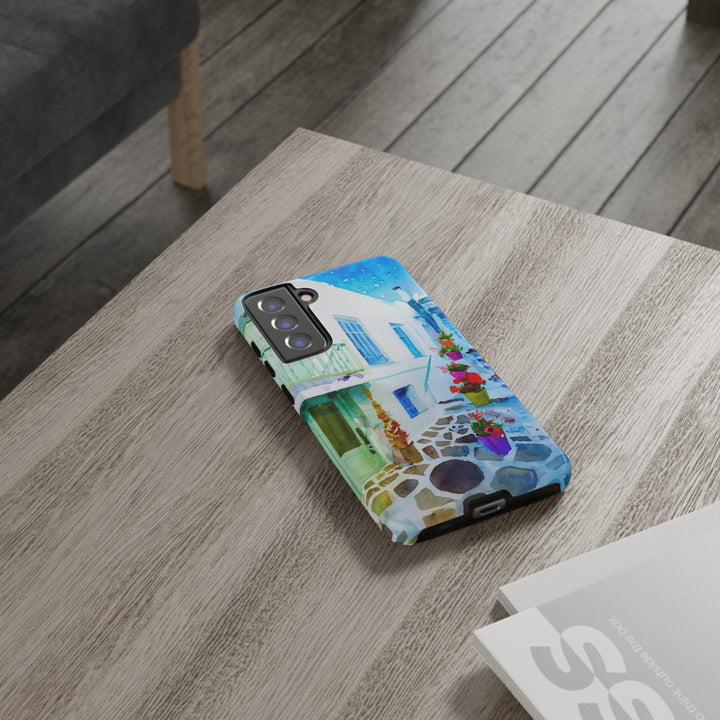 Impact Resistant, Greece House, Cute Phone Cases for Samsung S24, S23, S22, S21, IPhone 15 pro Iphone 14 pro Iphone 13 IPhone 12 Iphone 11 - Studio40ParkLane