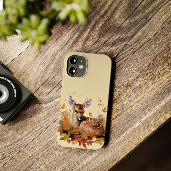 Slim Autumn Fall Deer Gift for Her Cute Phone Cases for Iphone 16 | iPhone 15 Case | iPhone 15 Pro Max Case, Iphone 14, Iphone 14 Pro Max, Iphone 13, Slim - Studio40ParkLane