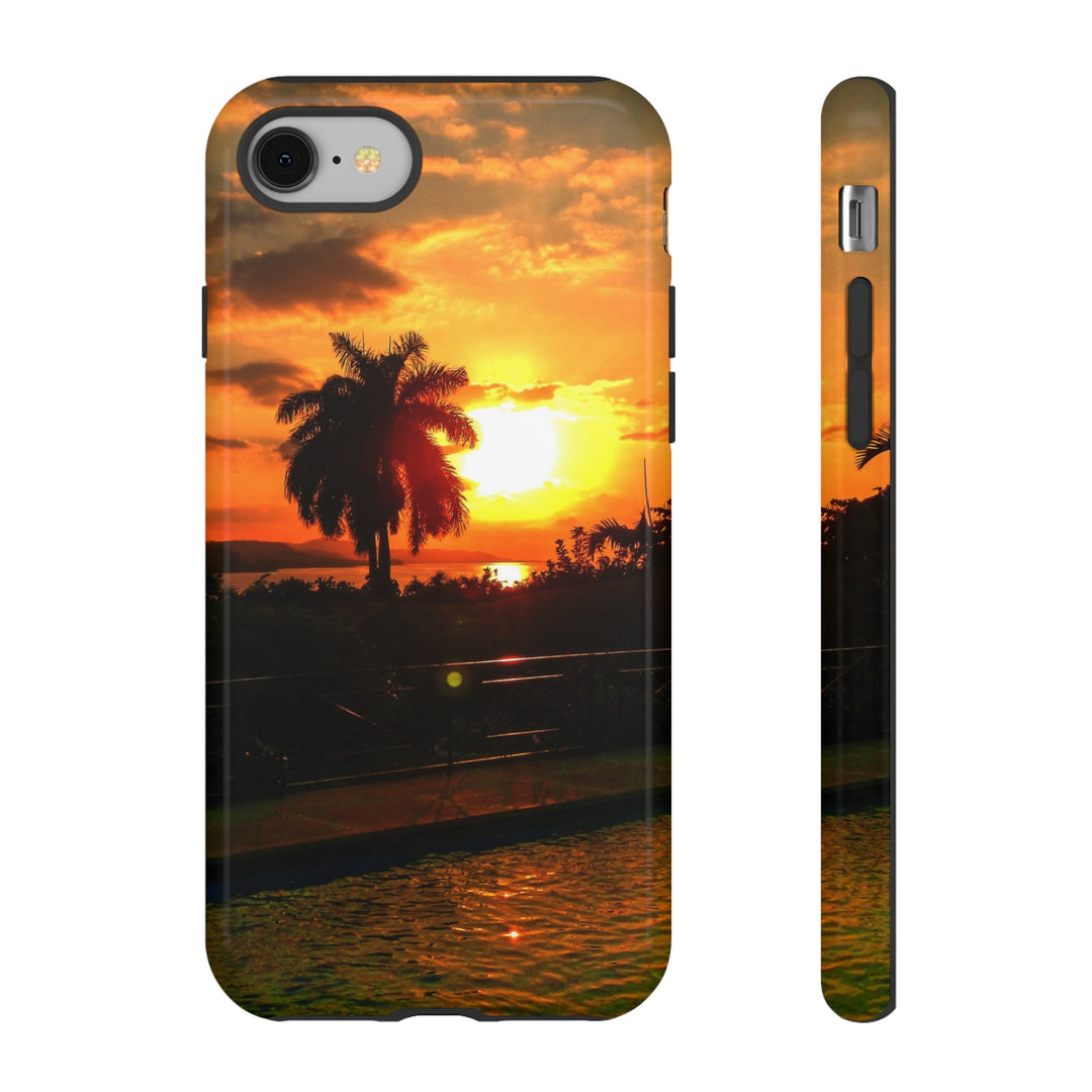 Cute Samsung Case | Cool Iphone Case | Summer Jamaica Pool Sunset, Samsung S24, S23, S22, S21, IPhone 15 Case | Iphone 14 Case, Iphone 13 Case - Studio40ParkLane