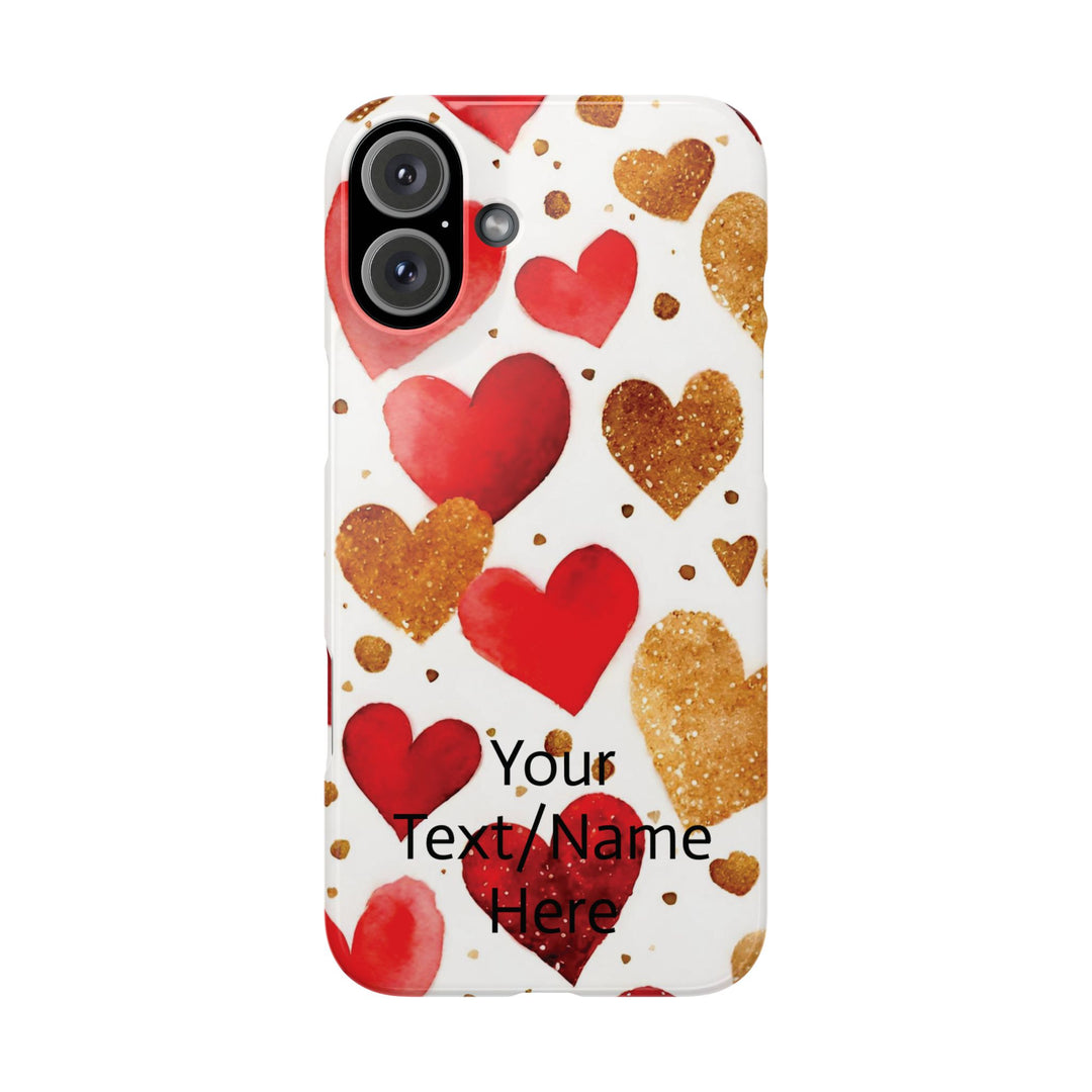 Slim Custom Personalized Valentine Love Gift for Her Cute Phone Cases for Iphone 16 Pro Max | iPhone 15 Case | iPhone 15 Pro Max Case, Iphone 14 - Studio40ParkLane