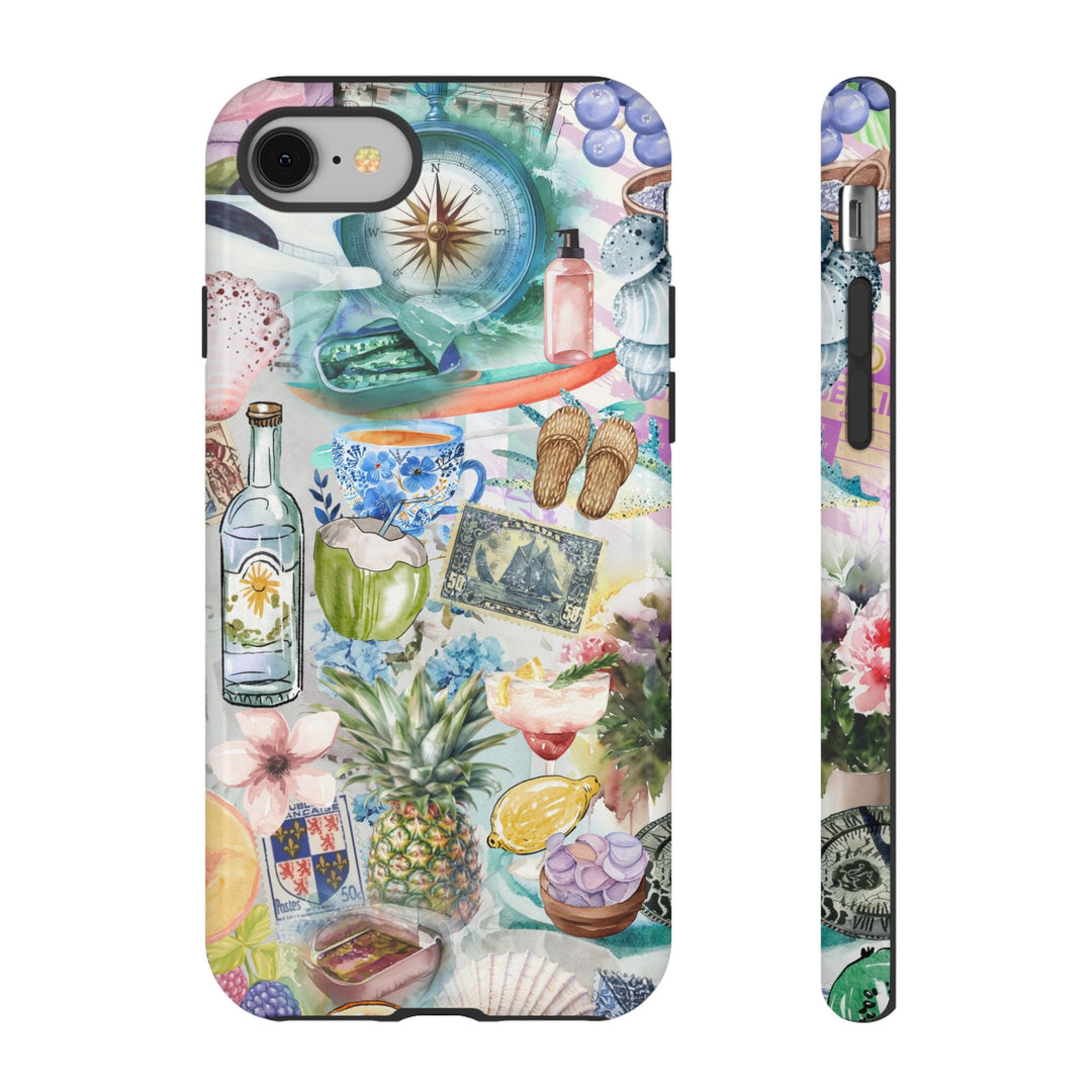 Impact Resistant, Travel Coquette Collage, Cute Phone Cases for Samsung S24, S23, S22, S21, IPhone 15 pro Iphone 14 pro Iphone 13 IPhone 12 Iphone 11 - Studio40ParkLane