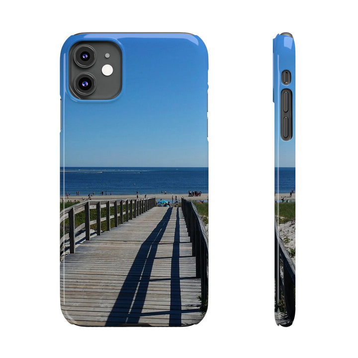Slim Cute Phone Cases for Iphone - | iPhone 15 Case | iPhone 15 Pro Max Case, Iphone 14 Case, Iphone 14 Pro Max, Iphone 13, Summer Beach Walk - Studio40ParkLane